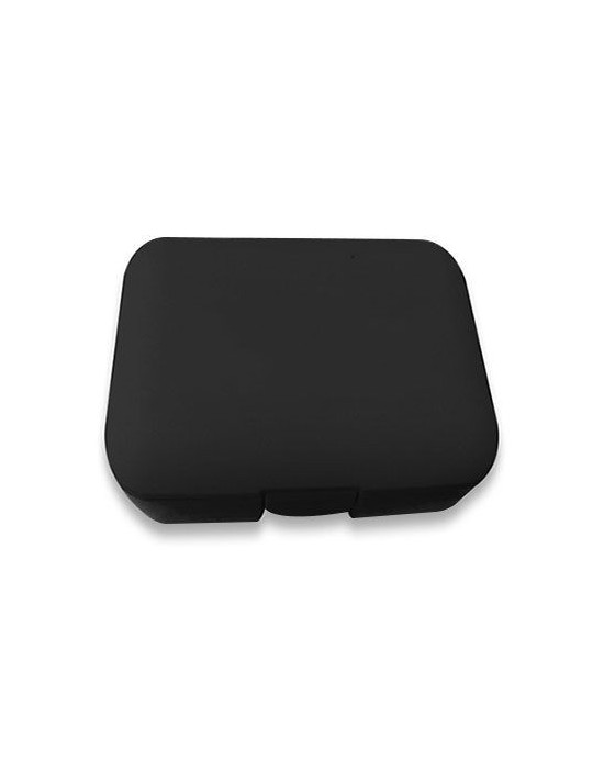 Pastillero Negro Cuadrado