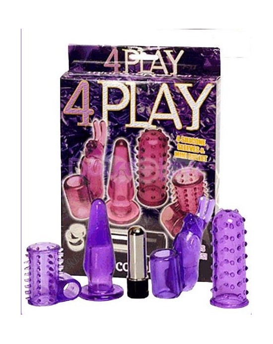 4 Play Set Anillas con Vibración
