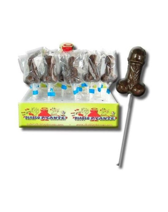 Piruleta de Chocolate Diablo Picante